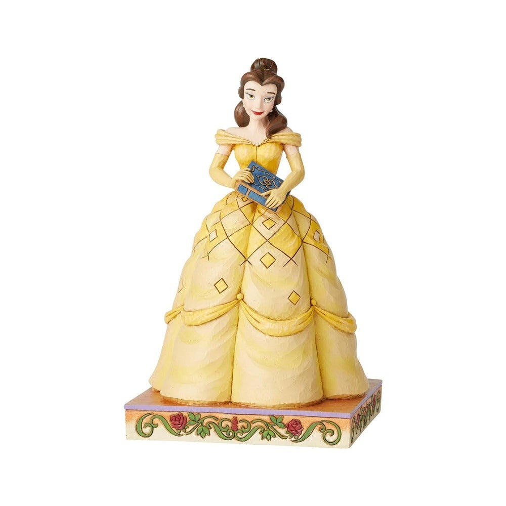Jim Shore Disney Traditions: Princess Passion Belle Figurine sparkle-castle