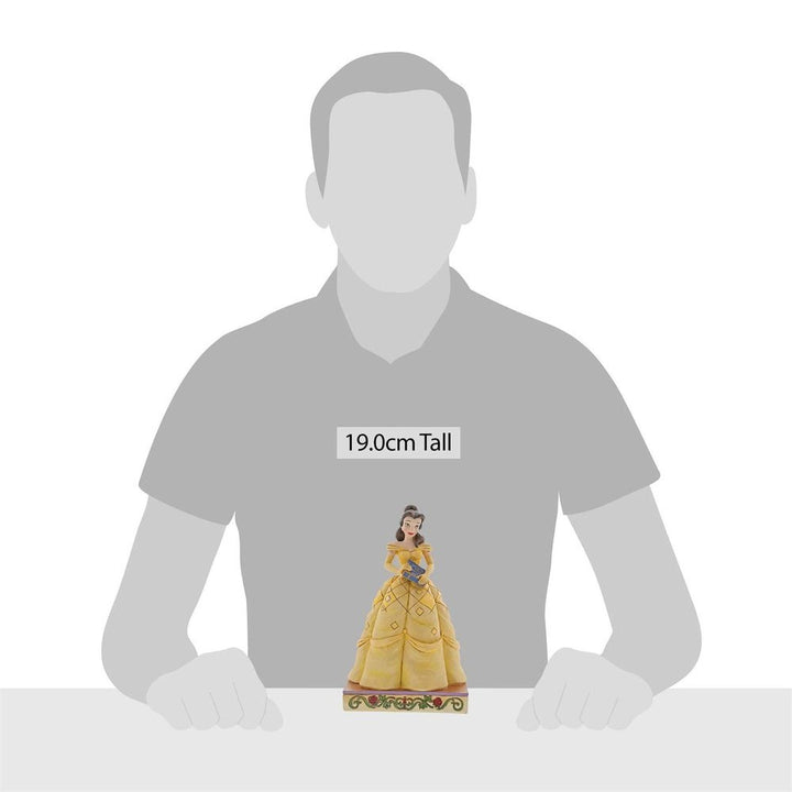 Jim Shore Disney Traditions: Princess Passion Belle Figurine sparkle-castle