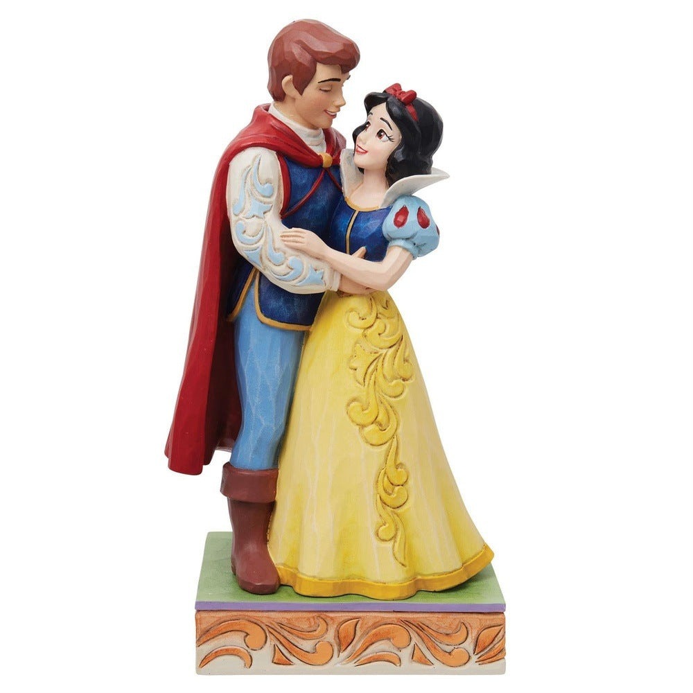 Jim Shore Disney Traditions: Snow White & Prince In Love Figurine sparkle-castle