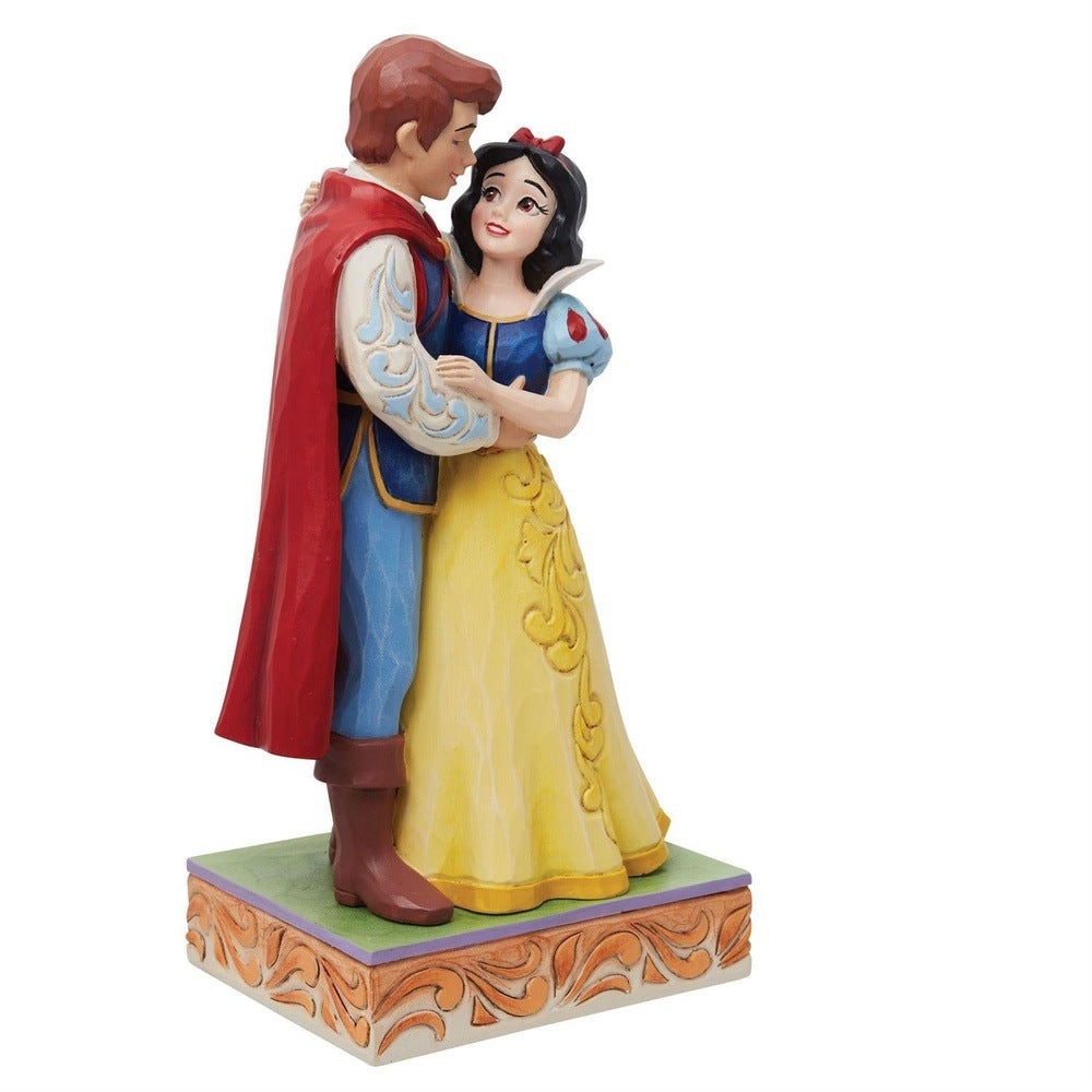 Jim Shore Disney Traditions: Snow White & Prince In Love Figurine sparkle-castle