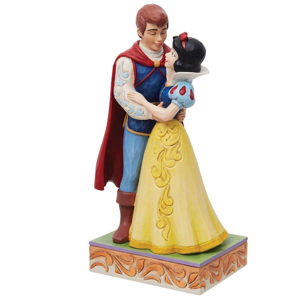 Jim Shore Disney Traditions: Snow White & Prince In Love Figurine sparkle-castle