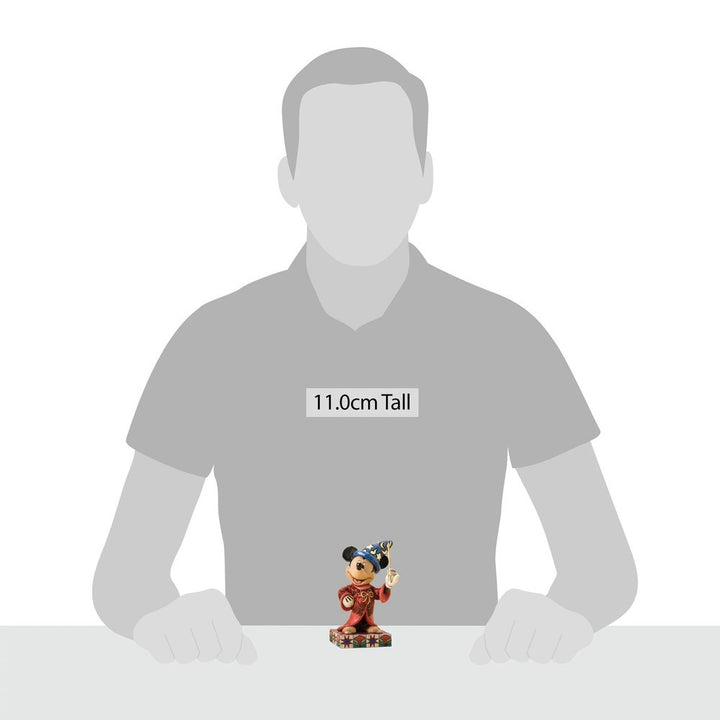 Jim Shore Disney Traditions: Sorcerer Mickey Personality Pose Figurine sparkle-castle