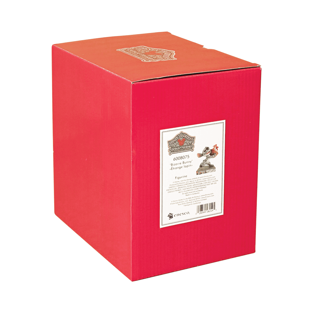 Jim Shore Disney Traditions: Stitch Running Easter Basket Figurine sparkle-castle