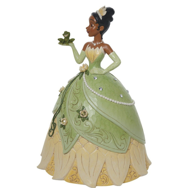 Jim Shore Disney Traditions: Tiana Deluxe 4th in Series Figurine sparkle-castle