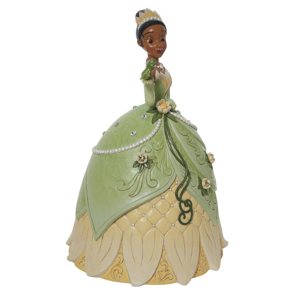Jim Shore Disney Traditions: Tiana Deluxe 4th in Series Figurine sparkle-castle