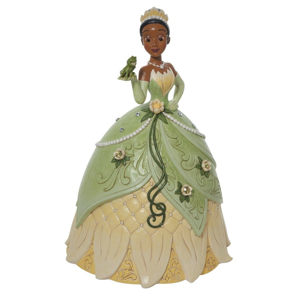 Jim Shore Disney Traditions: Tiana Deluxe 4th in Series Figurine sparkle-castle