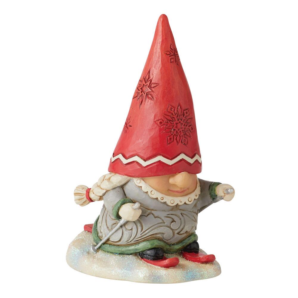 Jim Shore Heartwood Creek: 2022 Snow Day Gnome Figurines, Set of 2 sparkle-castle