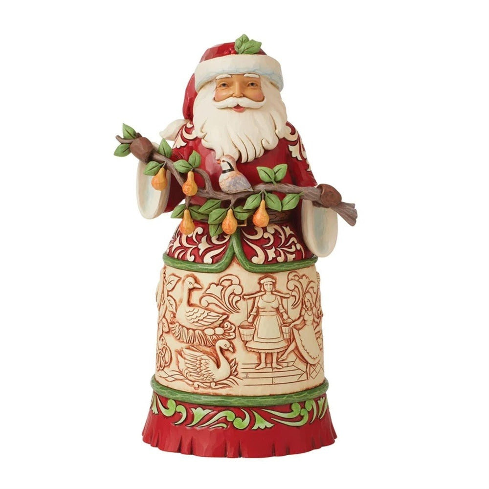 Jim Shore Heartwood Creek: 3rd Annual Worldwide Event Santa Figurine sparkle-castle