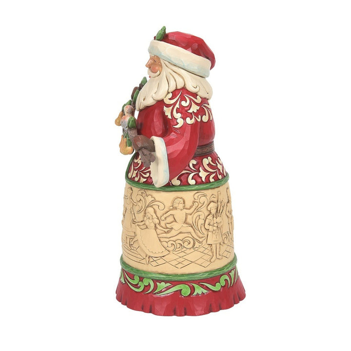 Jim Shore Heartwood Creek: 3rd Annual Worldwide Event Santa Figurine sparkle-castle