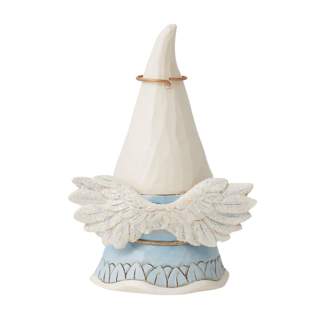 Jim Shore Heartwood Creek: Angel Gnome Figurine sparkle-castle