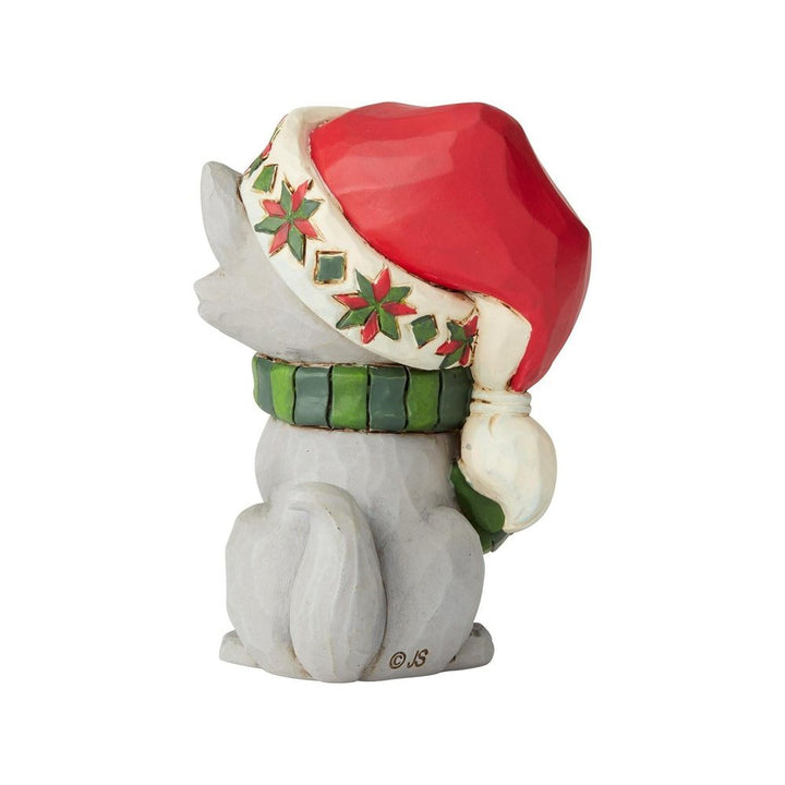 Jim Shore Heartwood Creek: Christmas Kitten Miniature Figurine sparkle-castle