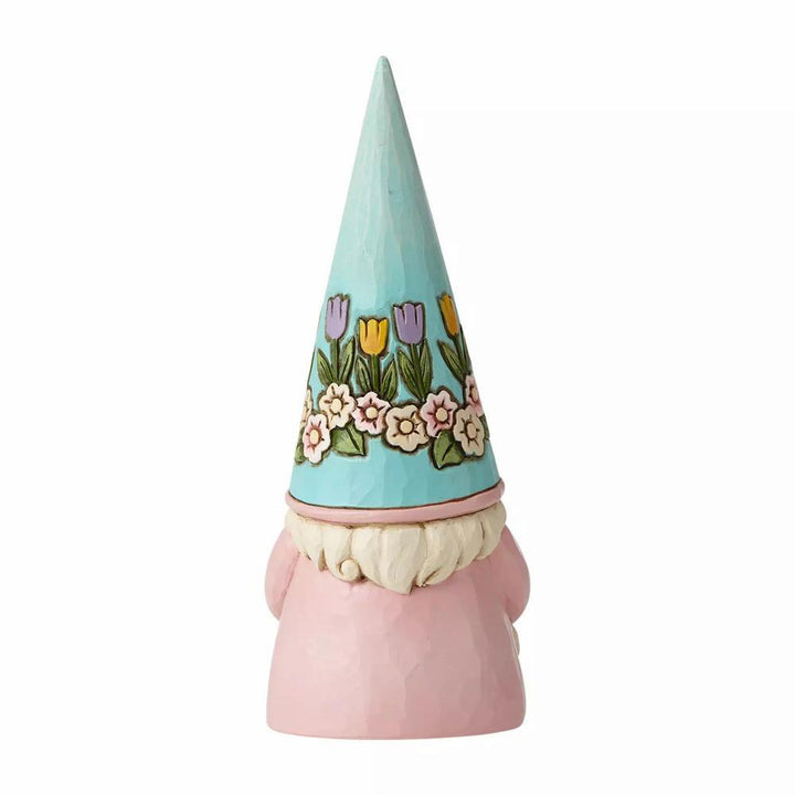 Jim Shore Heartwood Creek: Easter Gnome Holding Egg Figurine sparkle-castle