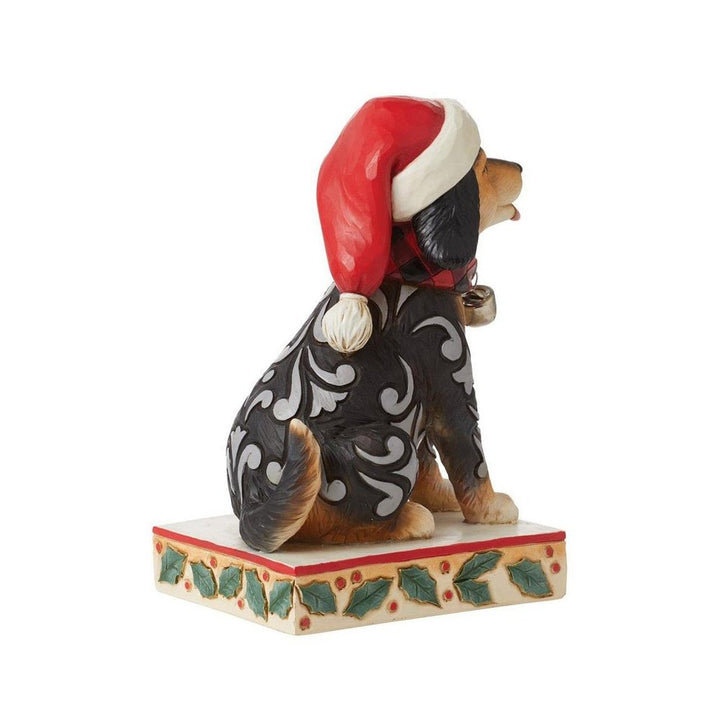 Jim Shore Heartwood Creek: Highland Glen Dog Wearing Plaid Scarf Figurine sparkle-castle