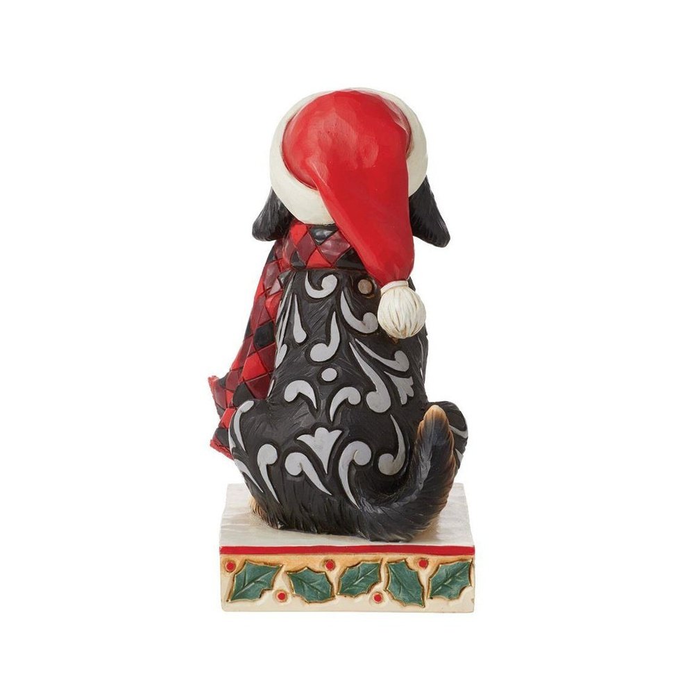Jim Shore Heartwood Creek: Highland Glen Dog Wearing Plaid Scarf Figurine sparkle-castle