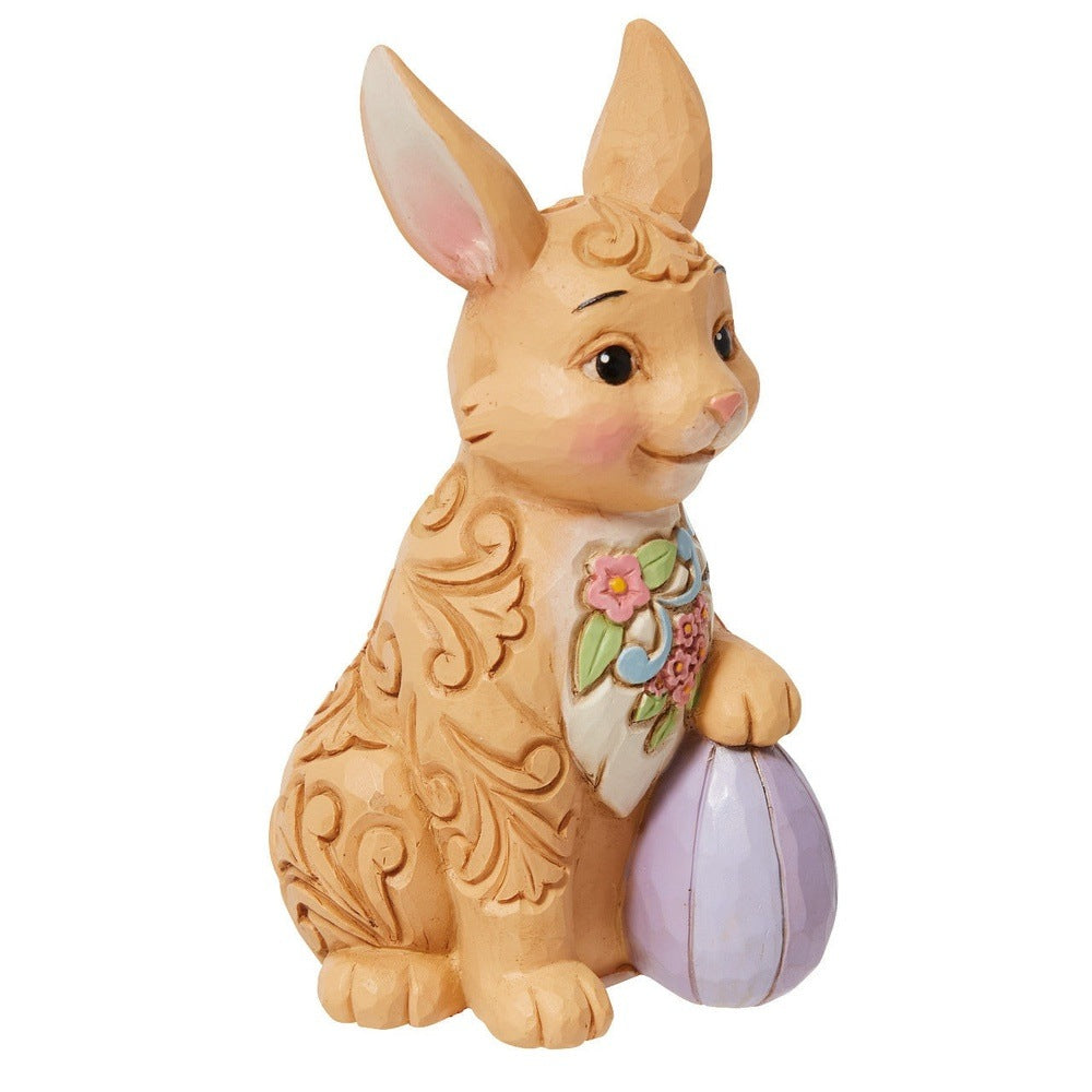 Jim Shore Heartwood Creek: Mini Easter Figurine sparkle-castle