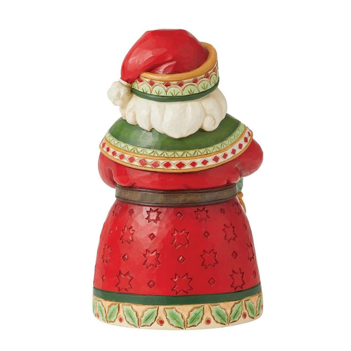 Jim Shore Heartwood Creek: Pint Sized Santa with Cookies Figurine sparkle-castle