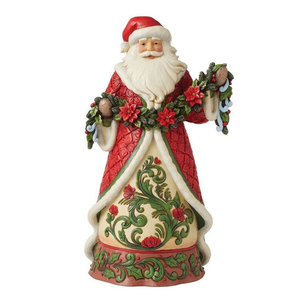 Jim Shore Heartwood Creek Ornamento Spagnolo Santa Con Tre Re – Decorazione Natalizia In Resina Dipinta A Mano, 11 Cm
