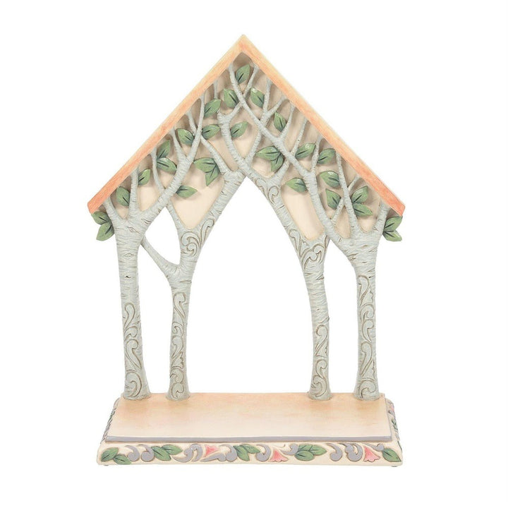 Jim Shore Heartwood Creek: White Woodland Holy Family and Creche Figurines, Set of 4 sparkle-castle