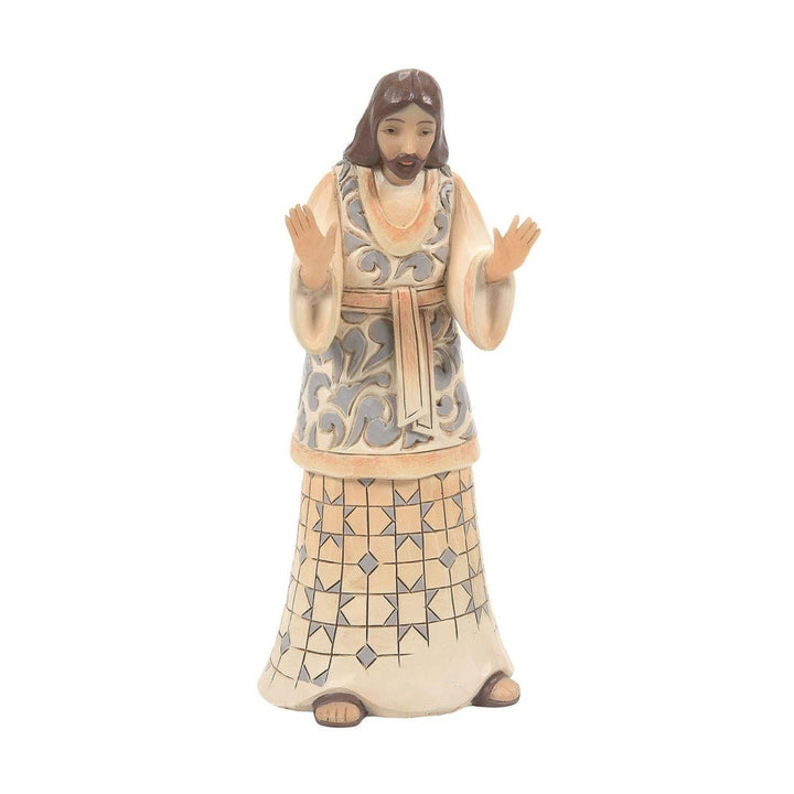 Jim Shore Heartwood Creek: White Woodland Holy Family and Creche Figurines, Set of 4 sparkle-castle