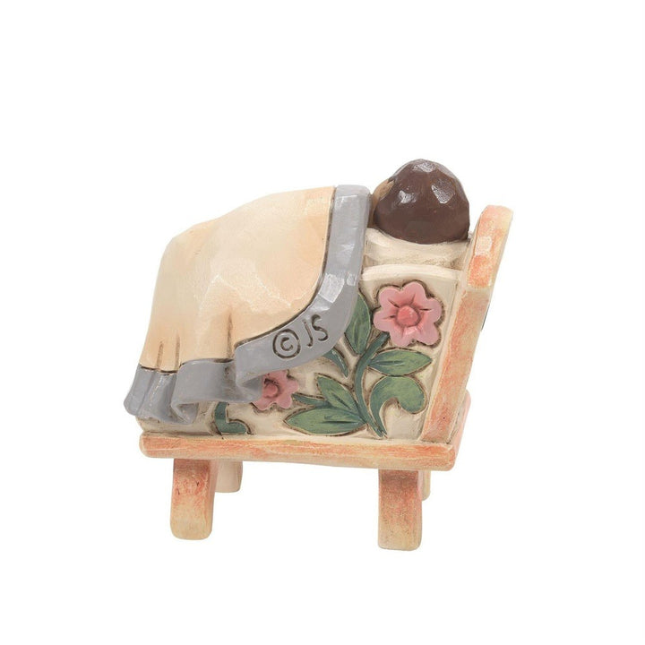 Jim Shore Heartwood Creek: White Woodland Holy Family and Creche Figurines, Set of 4 sparkle-castle