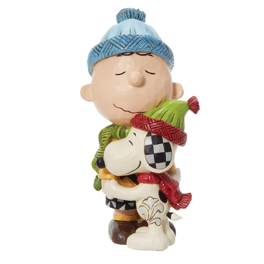 Jim Shore Peanuts: Snoopy & Charlie Brown Hugging Figurine sparkle-castle