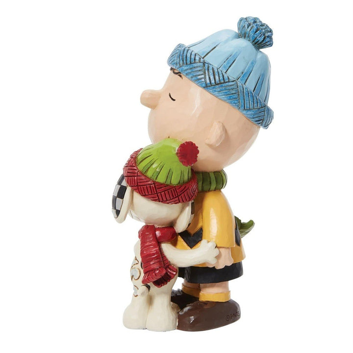 Jim Shore Peanuts: Snoopy & Charlie Brown Hugging Figurine sparkle-castle