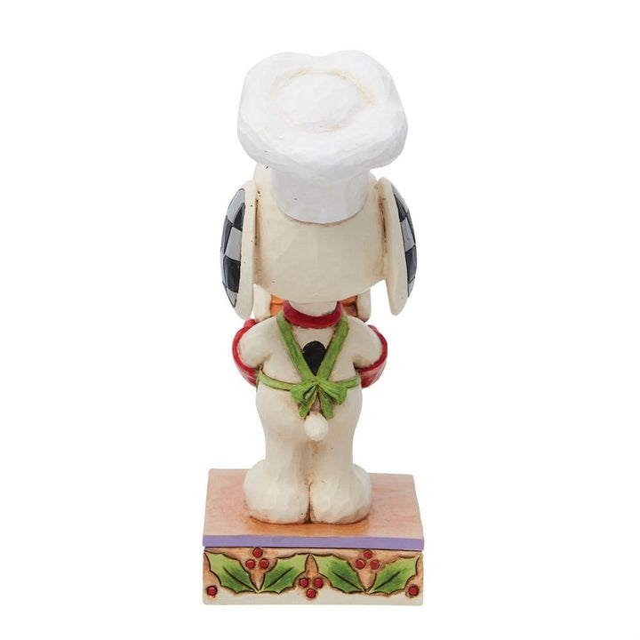 Jim Shore Peanuts: Snoopy with Gingerbread House Figurine sparkle-castle