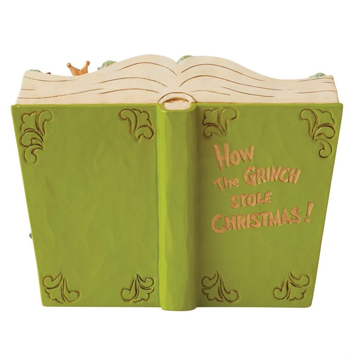 Jim Shore The Grinch: Grinch Stealing Presents Storybook Figurine sparkle-castle