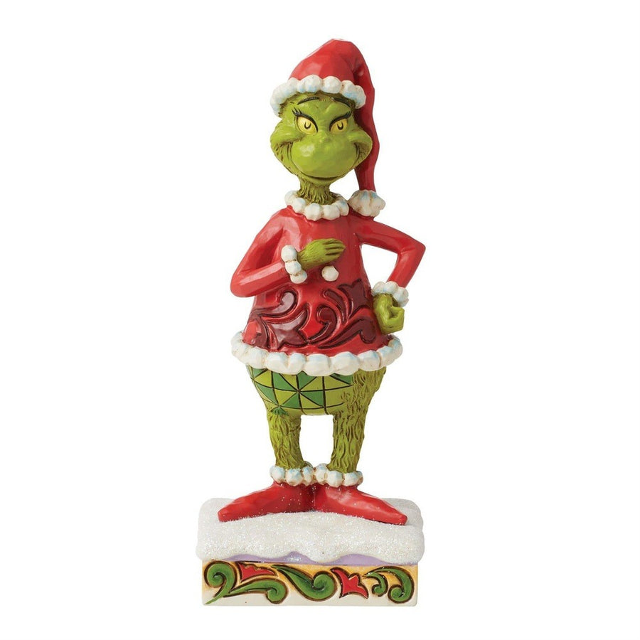 Jim Shore The Grinch: Happy Grinch Figurine sparkle-castle