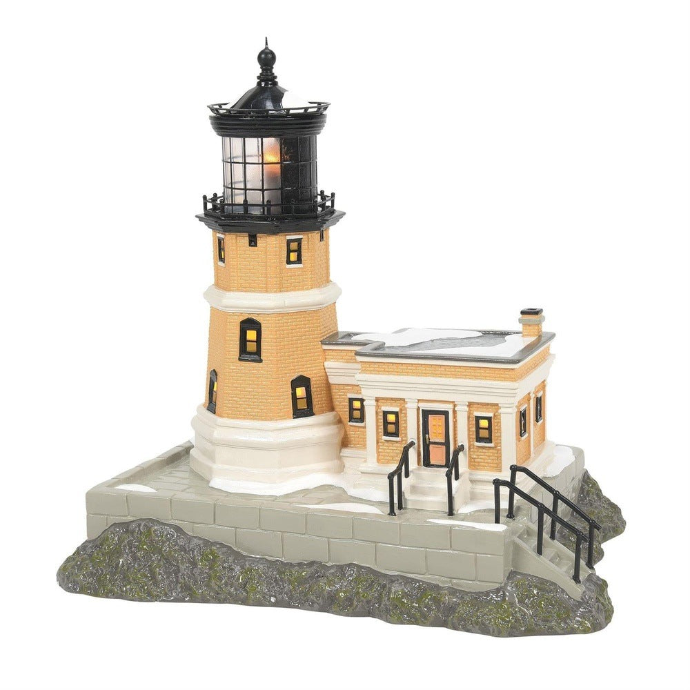 Original Snow Village: Split Rock Lighthouse, Set of 2 sparkle-castle