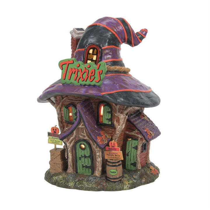 Snow Village Halloween: Trixie's Tricks & Treats sparkle-castle
