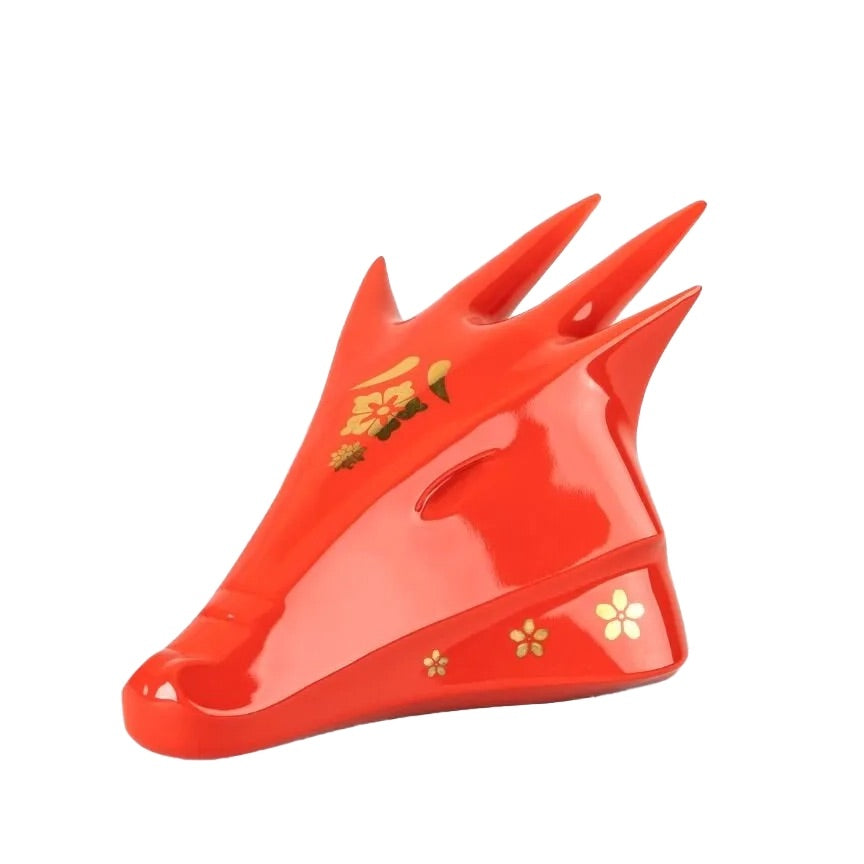 Lladró Heritage Collection: The Dragon Year of the Dragon Red & Gold Figurine sparkle-castle