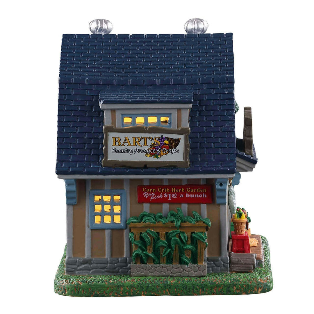 Lemax Harvest Crossing Village: Bart's Country Produce & Crafts sparkle-castle