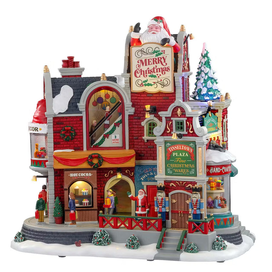 Lemax General Products Village: Tinseltown Plaza sparkle-castle