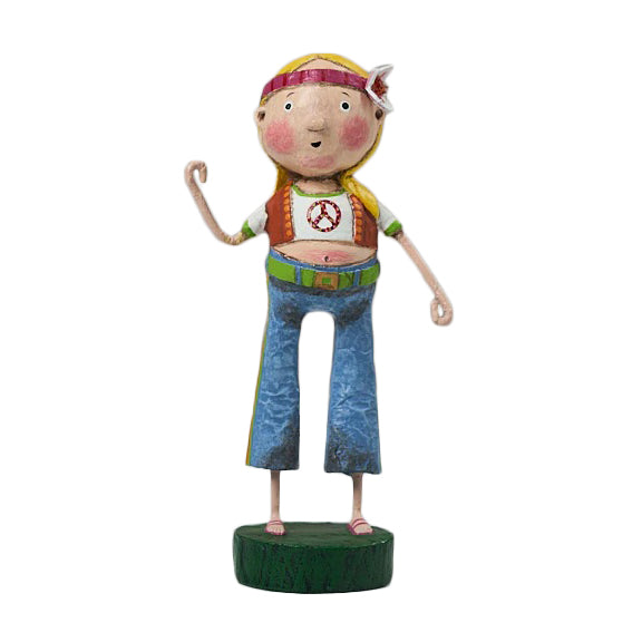 Lori Mitchell Summer Fun Collection: Hippie Chick Figurine sparkle-castle