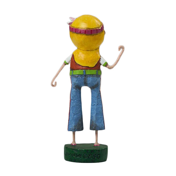 Lori Mitchell Summer Fun Collection: Hippie Chick Figurine sparkle-castle