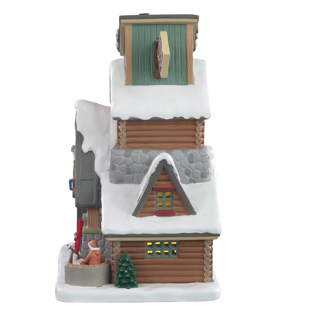 Lemax Vail Village: S'Mores & Snow sparkle-castle