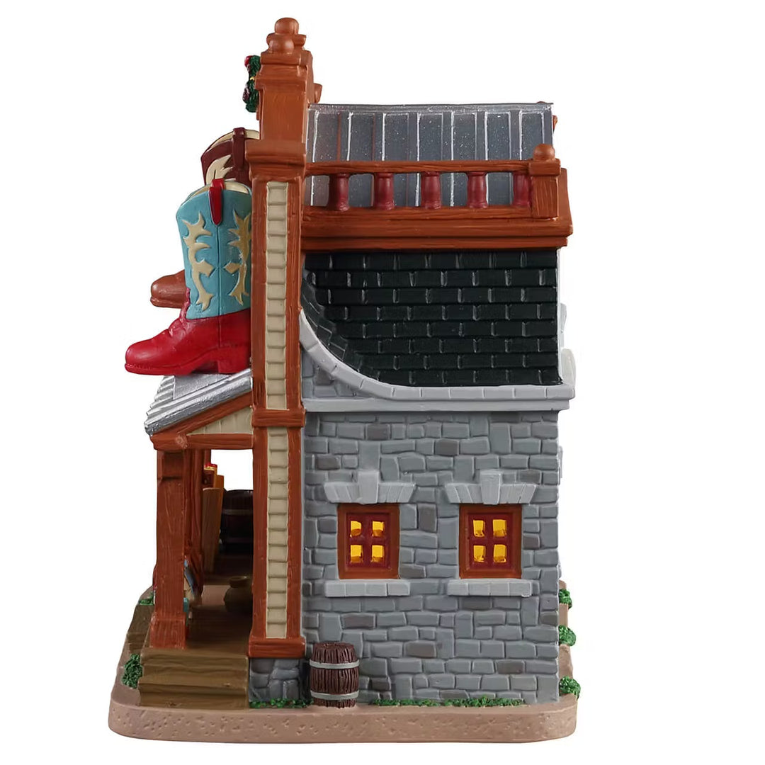 Lemax Harvest Crossing Village: Boot Country sparkle-castle