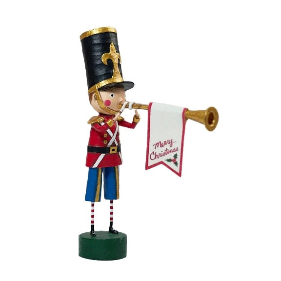 Lori Mitchell Christmas Collection: Announcing Christmas Figurine sparkle-castle