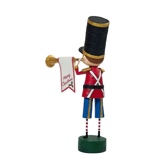 Lori Mitchell Christmas Collection: Announcing Christmas Figurine sparkle-castle