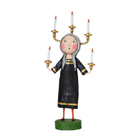 Lori Mitchell Halloween Collection: Candle Maker Figurine sparkle-castle