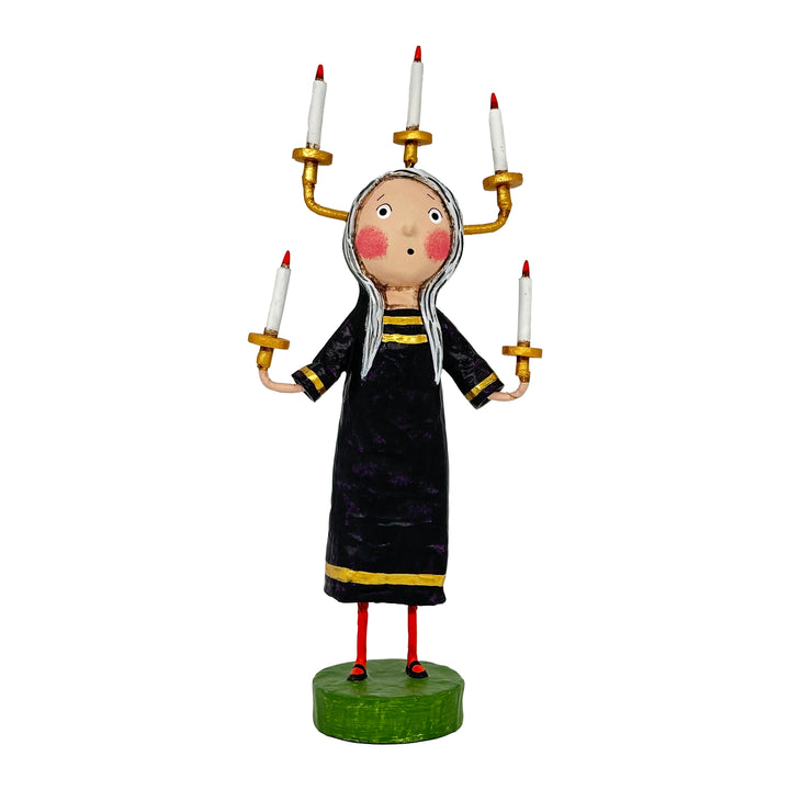 Lori Mitchell Halloween Collection: Candle Maker Figurine sparkle-castle