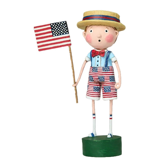 Lori Mitchell American Pride Collection: Sammie's Stars & Stripes Figurine