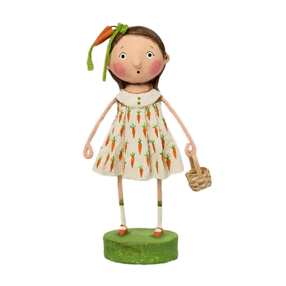 Lori Mitchell Swing into Spring Collection: Chrissy Carrot Figurine sparkle-castle