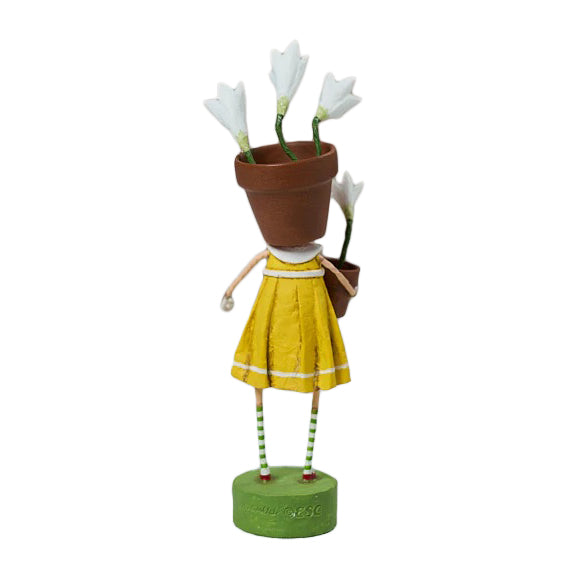 Lori Mitchell Swing into Spring Collection: Pot Head Figurine sparkle-castle