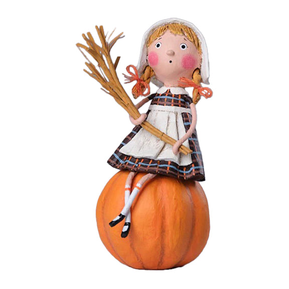 Lori Mitchell Harvest Collection: Grateful Greta Figurine sparkle-castle