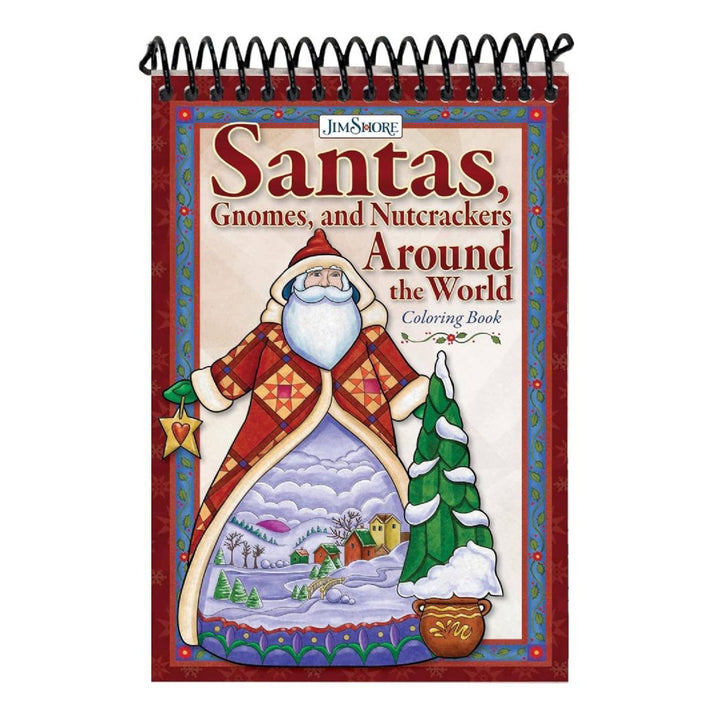 Jim Shore Heartwood Creek: Santas, Gnomes, And Nutcrackers Around The World Coloring Book sparkle-castle