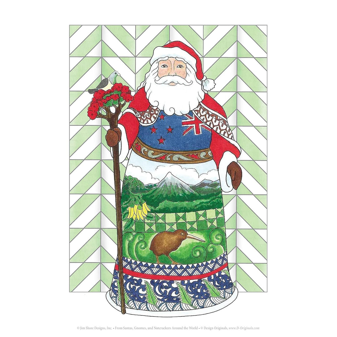 Jim Shore Heartwood Creek: Santas, Gnomes, And Nutcrackers Around The World Coloring Book sparkle-castle