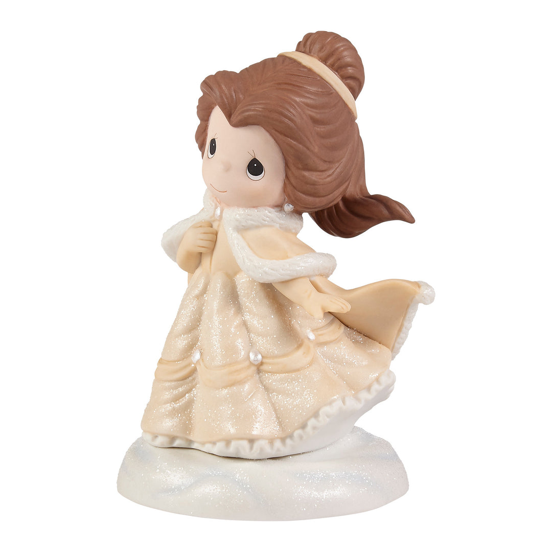Precious Moments Disney Showcase: Bell In Winter Coat Figurine sparkle-castle