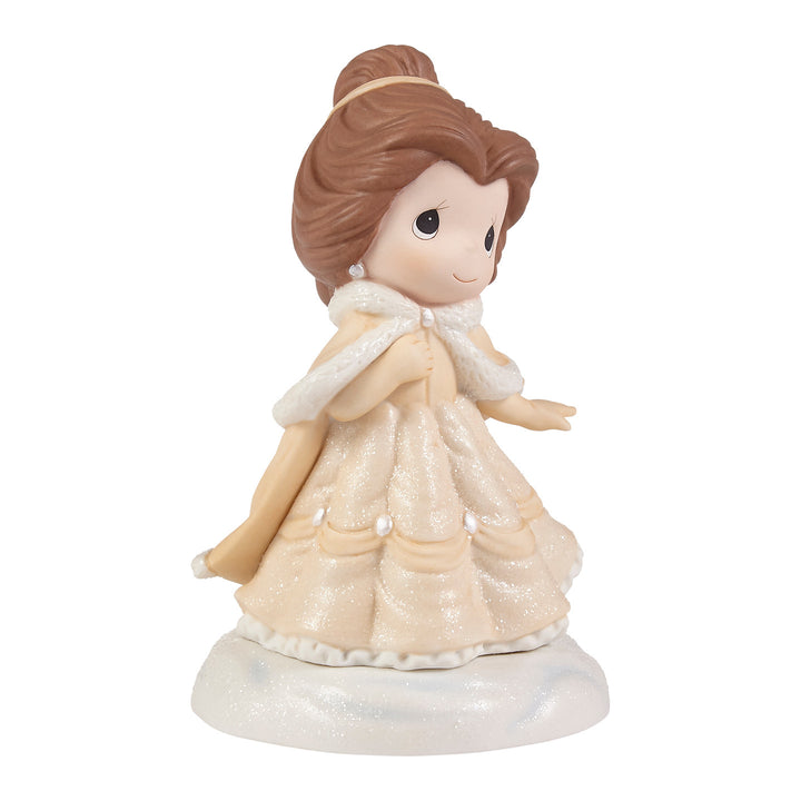 Precious Moments Disney Showcase: Bell In Winter Coat Figurine sparkle-castle